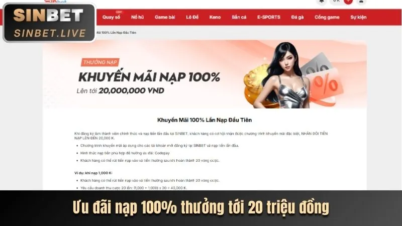 Giao diện trang chủ ok8386 chính thức với nút đăng ký nổi bật